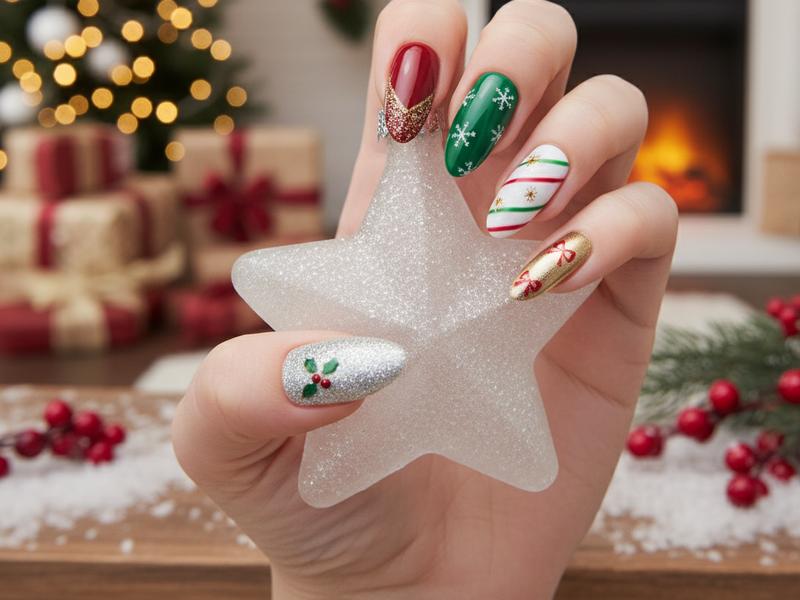 Colores de uñas navideños que marcarán tendencia este 2023