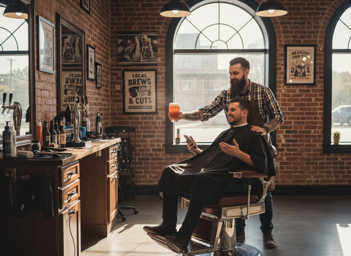 Transforma Tu Barbería: Ofrece Bebidas de Cortesía y Captura Clientes