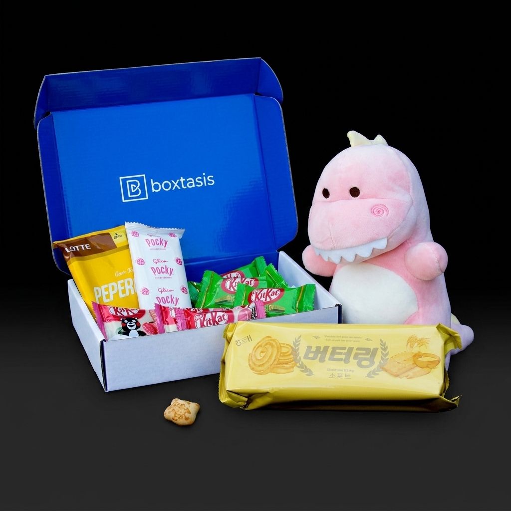 Dulces nipones en una caja