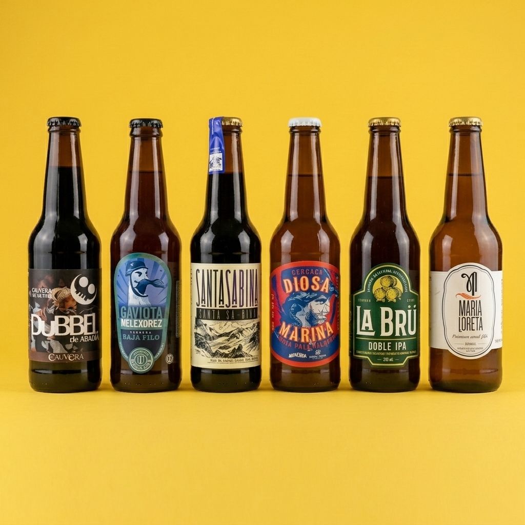 Cervezas artesanales variadas