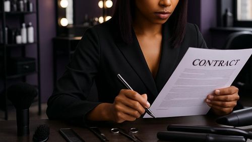Contrato de servicios para salones de belleza: qué debe incluir